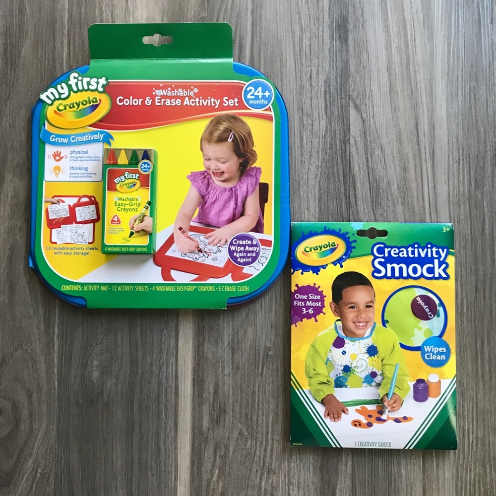 Crayola Color and Erase Activity  Set and Smock